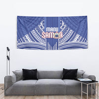 Manu Samoa Rugby 2026 Tapestry Samoan Pattern LT14 - Polynesian Pride