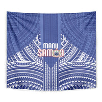 Manu Samoa Rugby 2026 Tapestry Samoan Pattern LT14 - Polynesian Pride