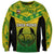 Papua New Guinea Rugby Sweatshirt Enga Mioks PNG Polynesian Pattern LT14 Unisex Green - Polynesian Pride