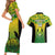 Custom Papua New Guinea Rugby Couples Matching Short Sleeve Bodycon Dress and Hawaiian Shirt Enga Mioks PNG Polynesian Pattern LT14 - Polynesian Pride