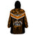 Papua New Guinea Rugby Wearable Blanket Hoodie Lae Snax Tigers PNG Polynesian Pattern LT14 - Polynesian Pride