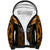 Custom Papua New Guinea Rugby Sherpa Hoodie Lae Snax Tigers PNG Polynesian Pattern LT14 Unisex Orange - Polynesian Pride