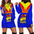 Papua New Guinea Rugby Hoodie Dress Hela Wigmen PNG Polynesian Pattern LT14 - Polynesian Pride