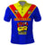 Custom Papua New Guinea Rugby Polo Shirt Hela Wigmen PNG Polynesian Pattern LT14 Blue - Polynesian Pride