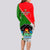 Papua New Guinea Rugby Long Sleeve Bodycon Dress Rabaul Gurias PNG Polynesian Pattern LT14 - Polynesian Pride