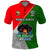 Custom Papua New Guinea Rugby Polo Shirt Rabaul Gurias PNG Polynesian Pattern LT14 Green - Polynesian Pride