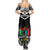 Papua New Guinea Rugby Summer Maxi Dress Mendi Muruks PNG Polynesian Pattern LT14 - Polynesian Pride