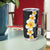 Black Tropical Plumeria With Galaxy Polynesian Art Tumbler Cup