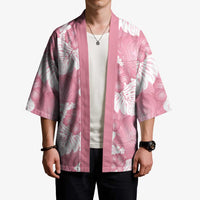 Pink Aloha Hawaii Kimono Monstera Hibiscus Plumeria Seamless Vibes LT14 - Polynesian Pride