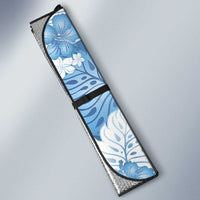 Blue Aloha Hawaii Auto Sun Shade Monstera Hibiscus Plumeria Seamless Vibes LT14 - Polynesian Pride