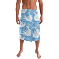 Blue Aloha Hawaii Lavalava Monstera Hibiscus Plumeria Seamless Vibes LT14 Blue - Polynesian Pride