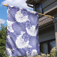 Purple Aloha Hawaii Garden Flag Monstera Hibiscus Plumeria Seamless Vibes LT14 - Polynesian Pride