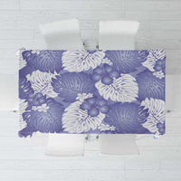 Purple Aloha Hawaii Tablecloth Monstera Hibiscus Plumeria Seamless Vibes LT14 Purple - Polynesian Pride