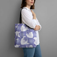 Purple Aloha Hawaii Tote Bag Monstera Hibiscus Plumeria Seamless Vibes LT14 - Polynesian Pride