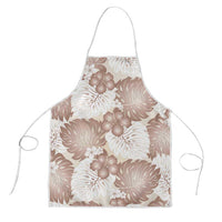 Mocha Mousse Aloha Hawaii Apron Monstera Hibiscus Plumeria Seamless Vibes LT14 Mocha Mousse - Polynesian Pride