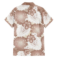Mocha Mousse Aloha Hawaii Hawaiian Shirt Monstera Hibiscus Plumeria Seamless Vibes LT14 - Polynesian Pride