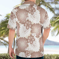 Mocha Mousse Aloha Hawaii Hawaiian Shirt Monstera Hibiscus Plumeria Seamless Vibes LT14 - Polynesian Pride
