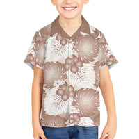 Mocha Mousse Aloha Hawaii Hawaiian Shirt Monstera Hibiscus Plumeria Seamless Vibes LT14 - Polynesian Pride