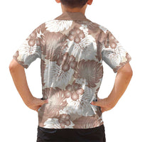 Mocha Mousse Aloha Hawaii Hawaiian Shirt Monstera Hibiscus Plumeria Seamless Vibes LT14 - Polynesian Pride