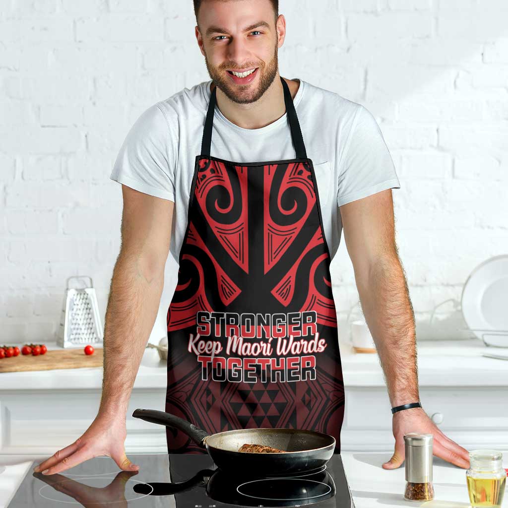 Keep Maori Wards New Zealand Apron Stronger Together Aotearoa Taniko LT14 - Polynesian Pride