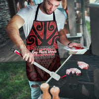 Keep Maori Wards New Zealand Apron Stronger Together Aotearoa Taniko LT14 - Polynesian Pride