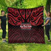 Keep Maori Wards New Zealand Quilt Stronger Together Aotearoa Taniko LT14 - Polynesian Pride