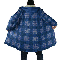 Royal Blue Hawaiian Quilt Cloak Hawaii Pineapple Monstera Palaka Motifs LT14 - Polynesian Pride