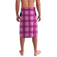 Pink Hawaiian Quilt Lavalava Hawaii Pineapple Monstera Palaka Motifs LT14 - Polynesian Pride
