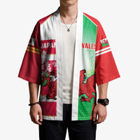 Japan and Wales Rugby Custom Kimono Brave Blossoms Welsh Dragon Together