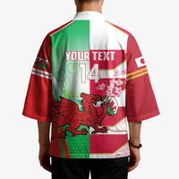 Japan and Wales Rugby Custom Kimono Brave Blossoms Welsh Dragon Together
