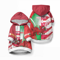 Japan and Wales Rugby Custom Pet Hoodie Brave Blossoms Welsh Dragon Together LT14 Pullover Red - Polynesian Pride