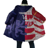 Japan and Scotland Rugby Custom Cloak Brave Blossoms Scottish Thistle Together