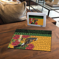 Personalized Hawaii Akohekohe Ohia Lehua Puzzle Crested Honeycreeper Kakau Hawaiian Pattern LT14 - Polynesian Pride