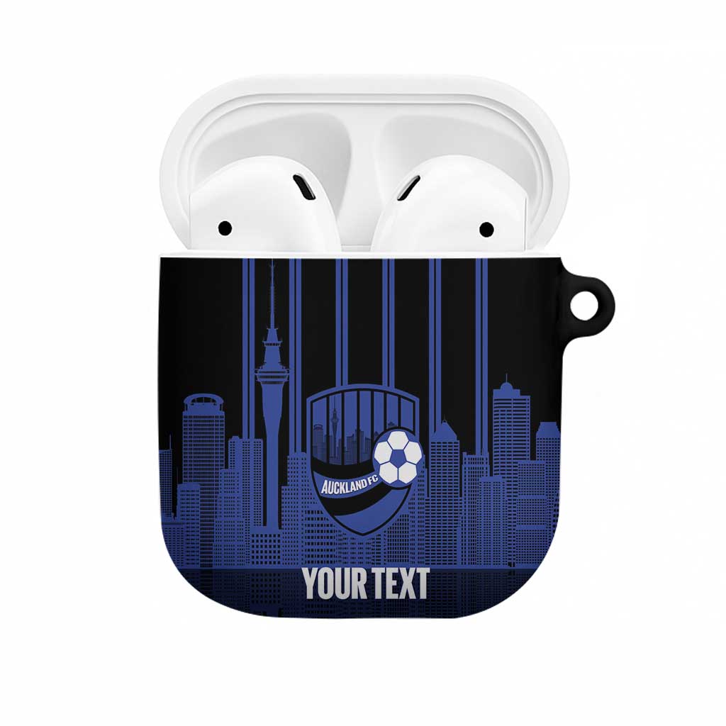 New Zealand Auckland Football Custom AirPods Case Go City of Sails Est 2025 LT14 Black - Polynesian Pride