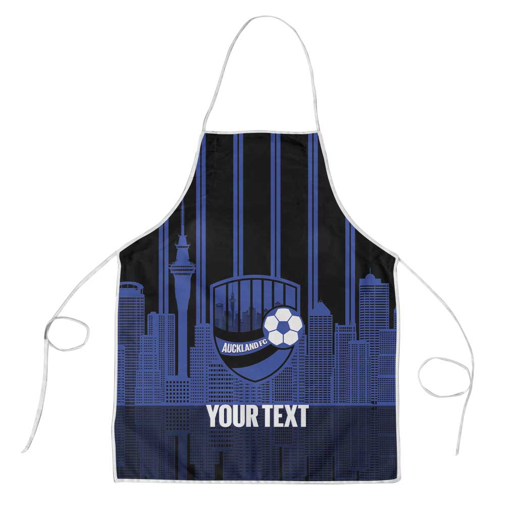 New Zealand Auckland Football Custom Apron Go City of Sails Est 2025 LT14 Black - Polynesian Pride