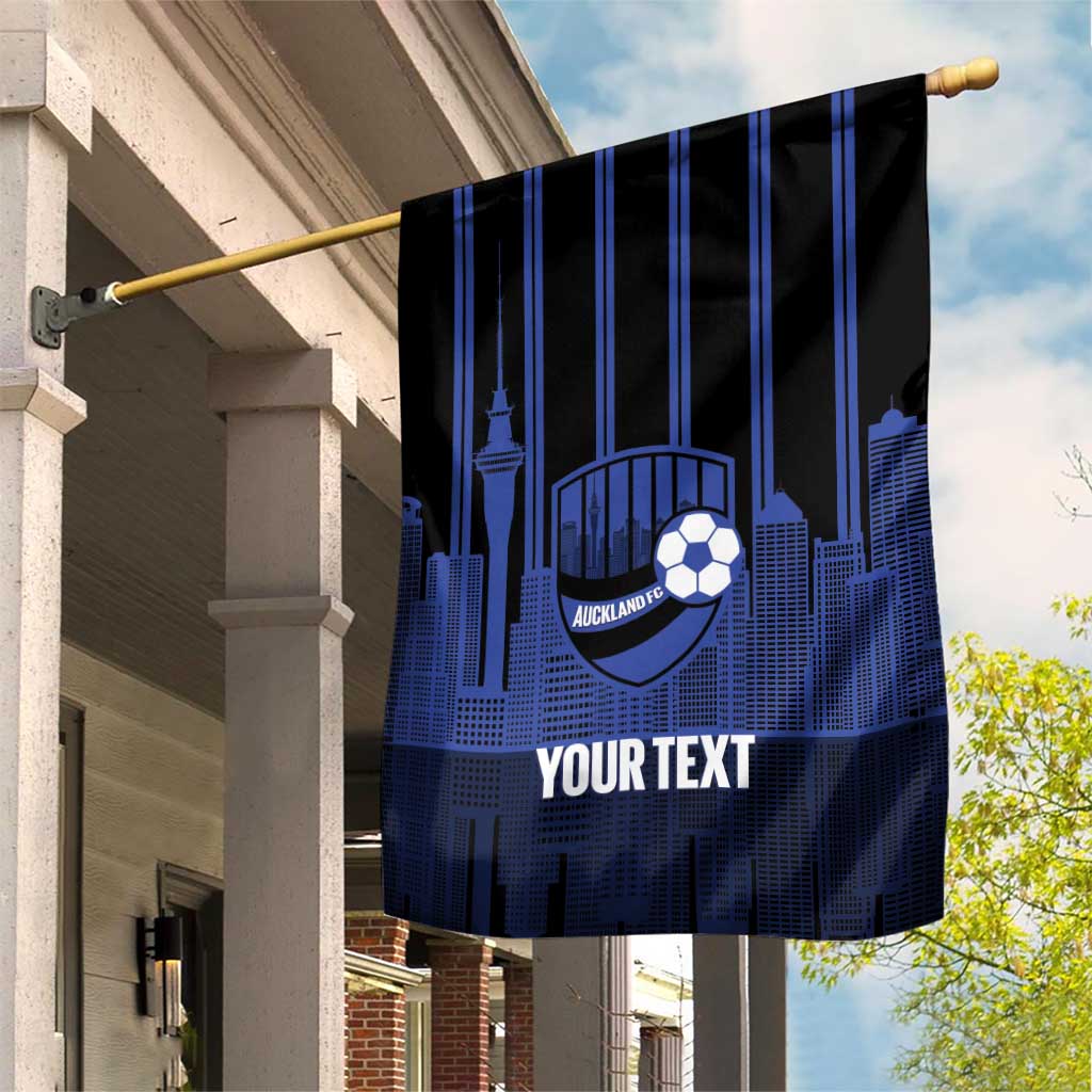 New Zealand Auckland Football Custom Garden Flag Go City of Sails Est 2025 LT14 House Flag Black - Polynesian Pride