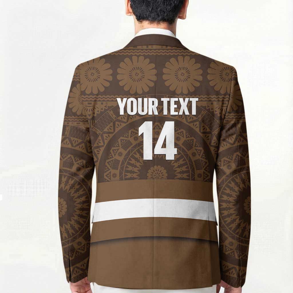 Bula Fiji Football Custom Blazer One Vanua One Team Tapa Pattern LT14 - Polynesian Pride