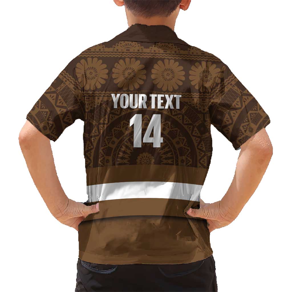 Bula Fiji Football Custom Hawaiian Shirt One Vanua One Team Tapa Pattern LT14 - Polynesian Pride