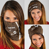 Bula Fiji Football Custom Neck Gaiter One Vanua One Team Tapa Pattern LT14 - Polynesian Pride