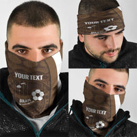 Bula Fiji Football Custom Neck Gaiter One Vanua One Team Tapa Pattern LT14 - Polynesian Pride