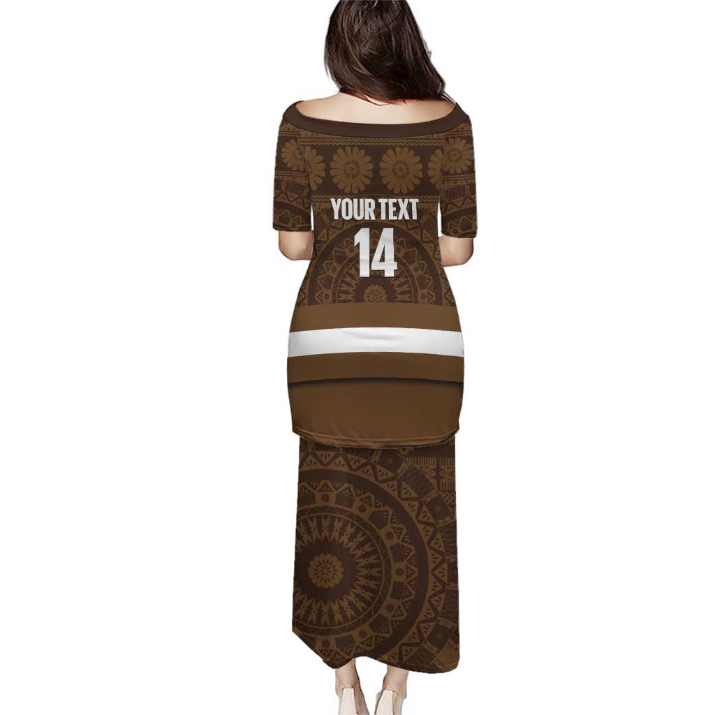 Bula Fiji Football Custom Puletasi One Vanua One Team Tapa Pattern LT14 - Polynesian Pride