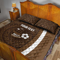 Bula Fiji Football Custom Quilt Bed Set One Vanua One Team Tapa Pattern LT14 - Polynesian Pride