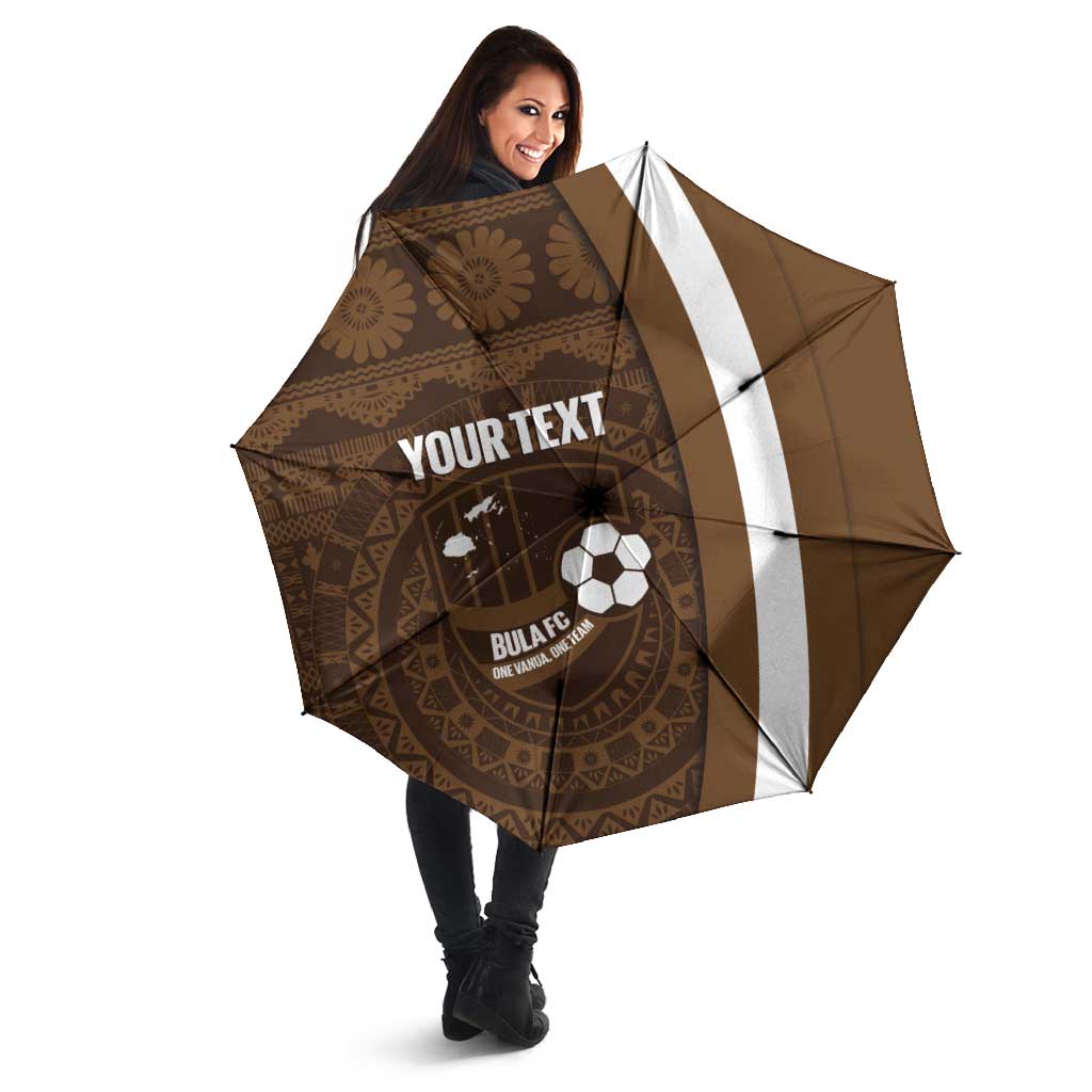 Bula Fiji Football Custom Umbrella One Vanua One Team Tapa Pattern LT14 - Polynesian Pride