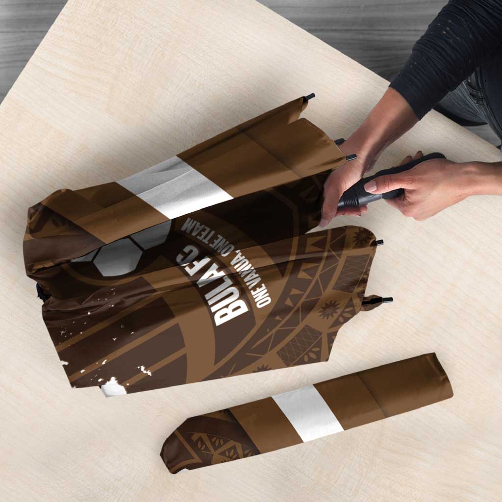 Bula Fiji Football Custom Umbrella One Vanua One Team Tapa Pattern LT14 - Polynesian Pride