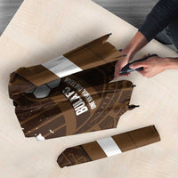 Bula Fiji Football Custom Umbrella One Vanua One Team Tapa Pattern LT14 - Polynesian Pride