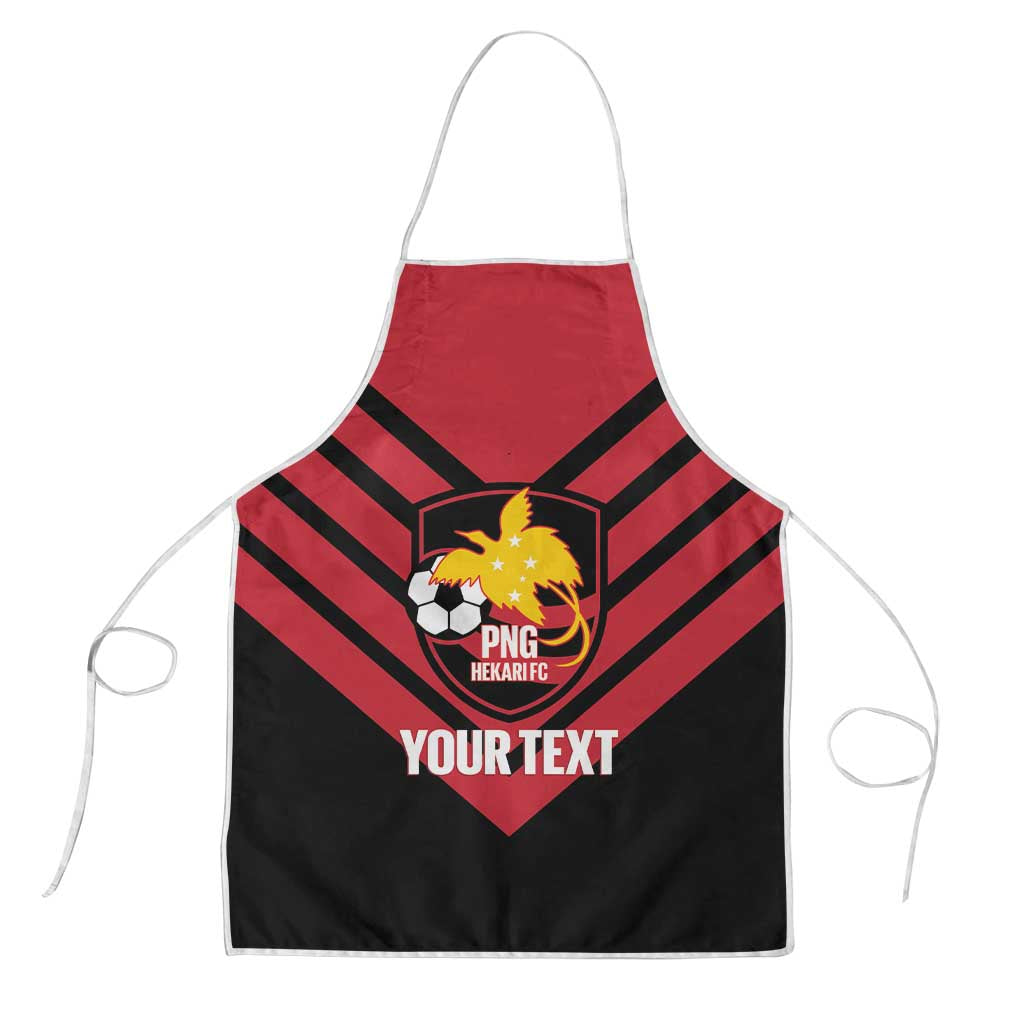 Hekari Papua New Guinea Football Custom Apron Go PNG Red Army LT14 Red - Polynesian Pride