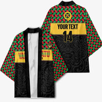 Vanuatu Football Custom Kimono Go Chiefs Basket-weave Pattern LT14 - Polynesian Pride