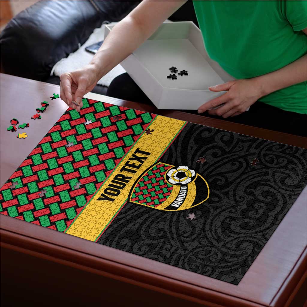 Vanuatu Football Custom Puzzle Go Chiefs Basket-weave Pattern LT14 - Polynesian Pride