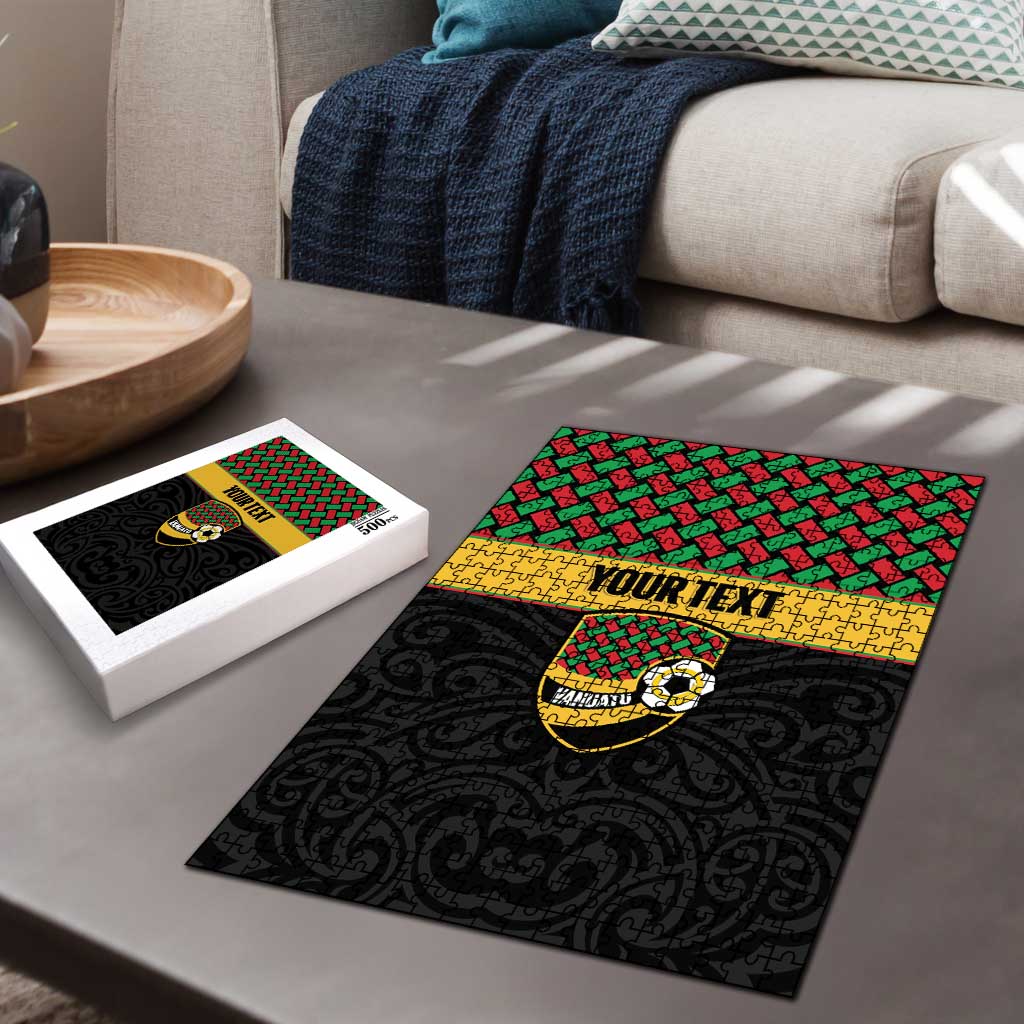 Vanuatu Football Custom Puzzle Go Chiefs Basket-weave Pattern LT14 - Polynesian Pride