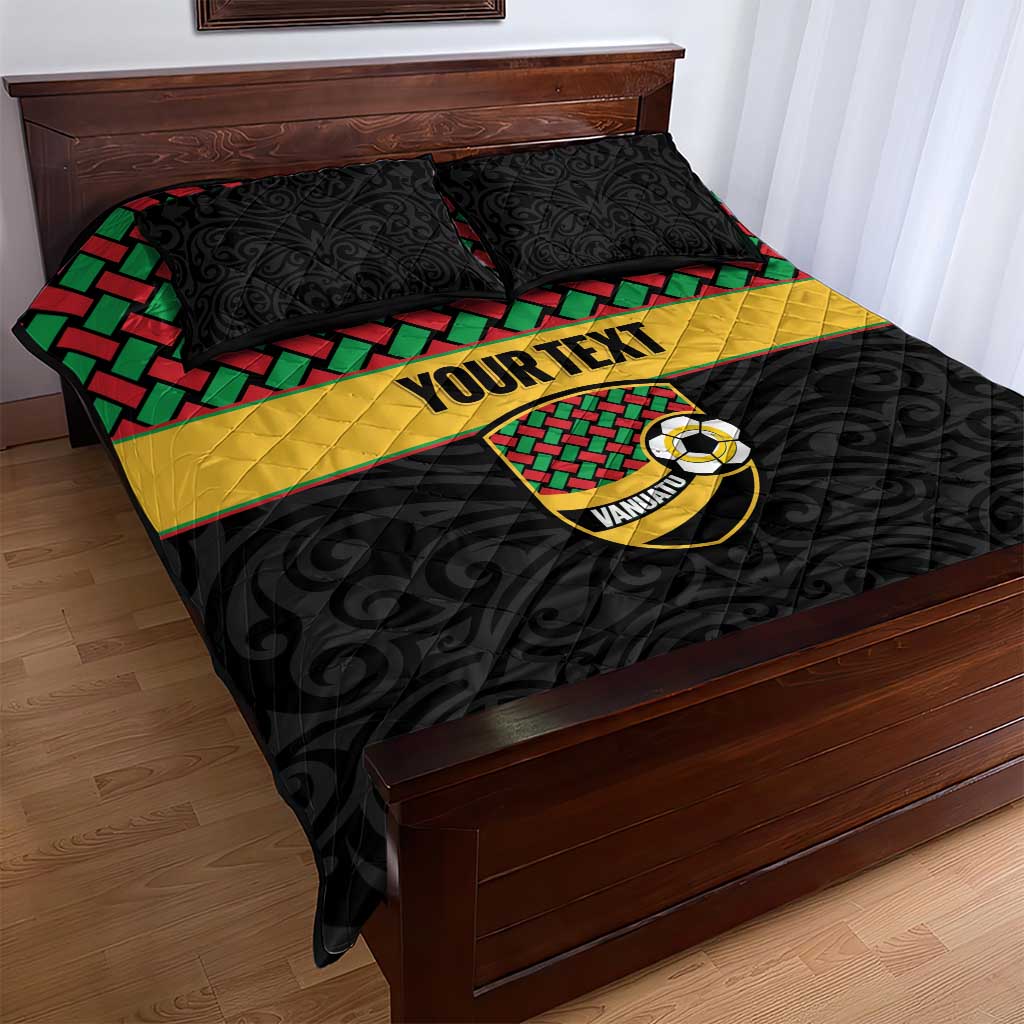 Vanuatu Football Custom Quilt Bed Set Go Chiefs Basket-weave Pattern LT14 - Polynesian Pride